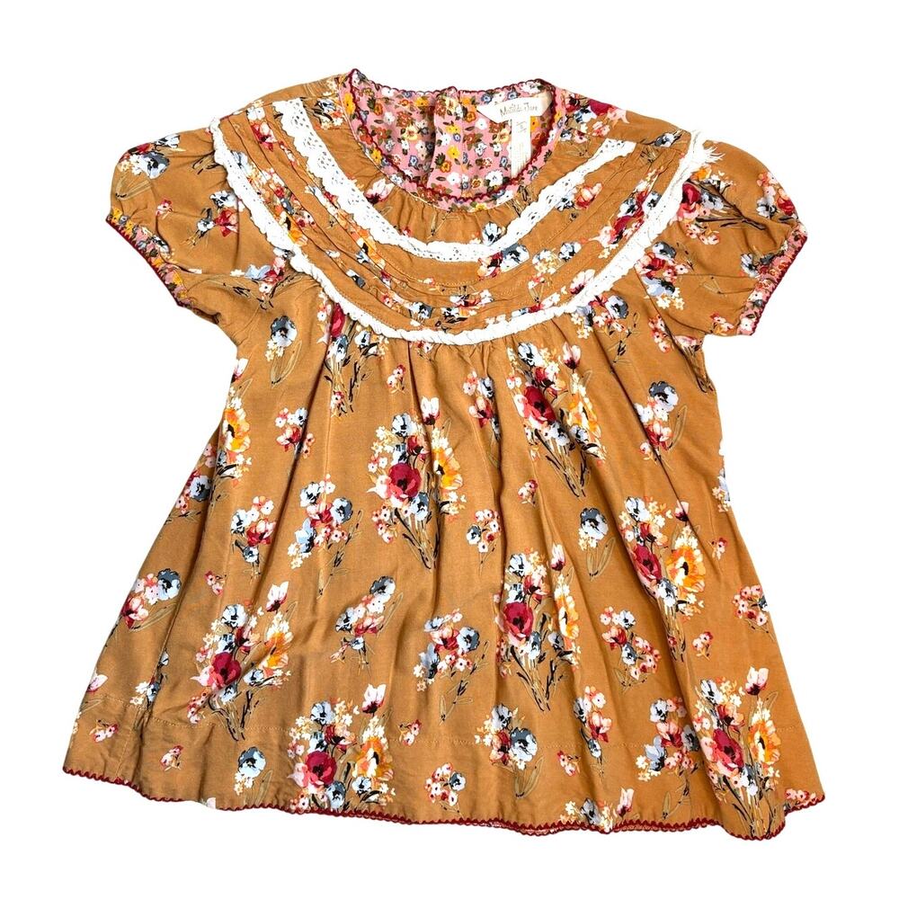 Matilda Jane Discovery Gardens Blouse Size 8 Floral Print